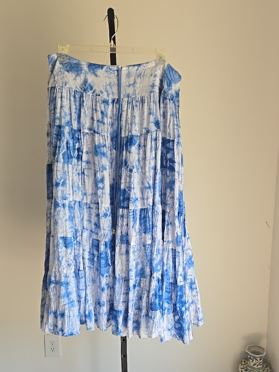 Jones New York Dresses & Skirts - Jones New York Tie-Dye Print 100% Cotton Tiered Maxi Skirt Size: 16W